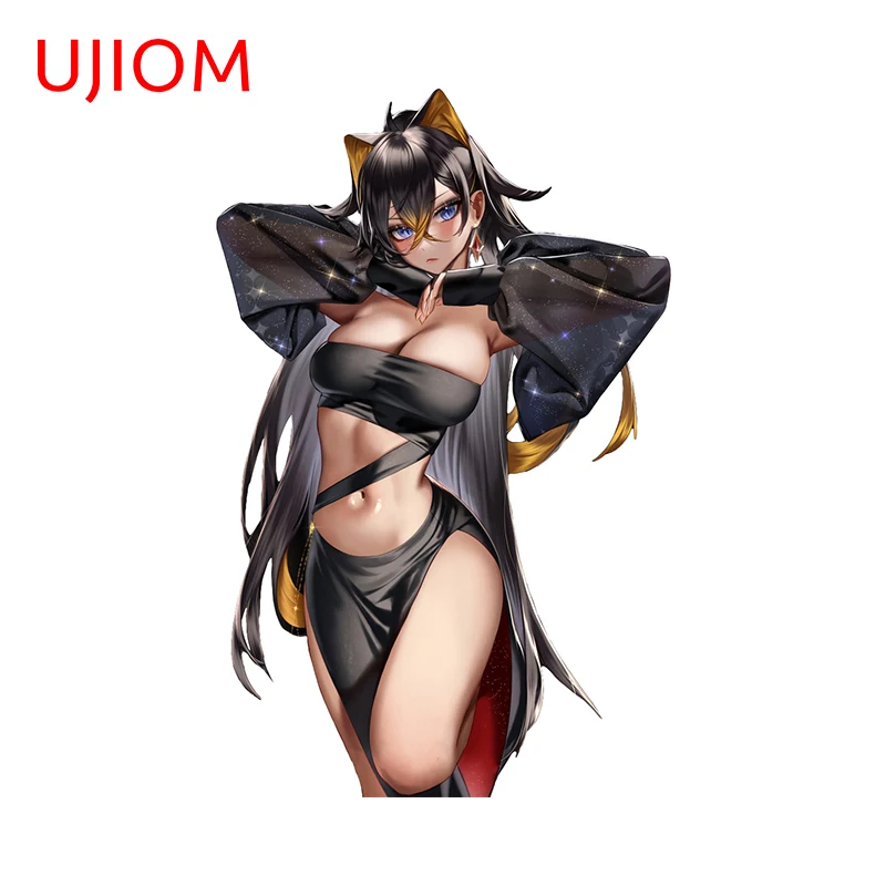 Ujiom 13cm x 8,3 cm dehyma genshin impact sexy wanda uf kleber lange beine verlockend erwachsene zimmer chambre abziehbilder amüsant laptop cap deor