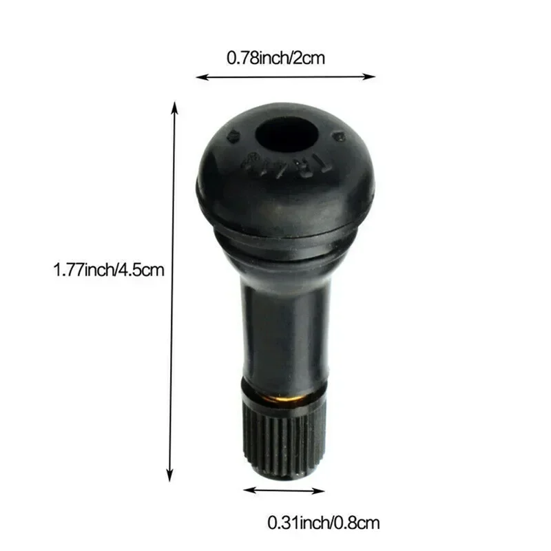 10 قطعة TR413 المفاجئة في نوع المطاط صمام أداة مجموعة صمامات الإطارات لايحتاج ينبع صمام مطاطي ينبع اكسسوارات السيارات أجزاء استبدال