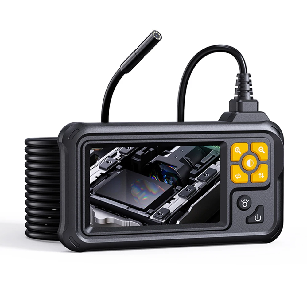 

New Portable Industrial Endoscope Diagnostic Tools Car Repair Tool 8.5mm Rigid 5m 1080P IP67 4.3Inch Borescope Inspection Camera