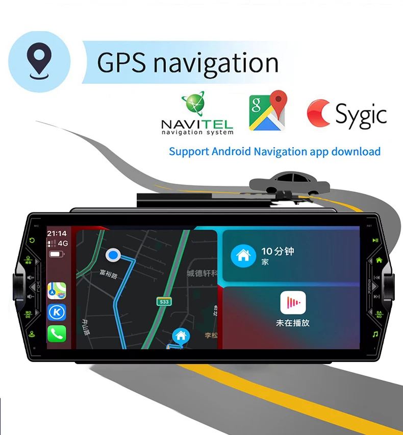 Hot Sale2+32G Android 11 12.3 Inch Touch Screen GPS Car Stereo Multimedia Car Radio Support 1080P