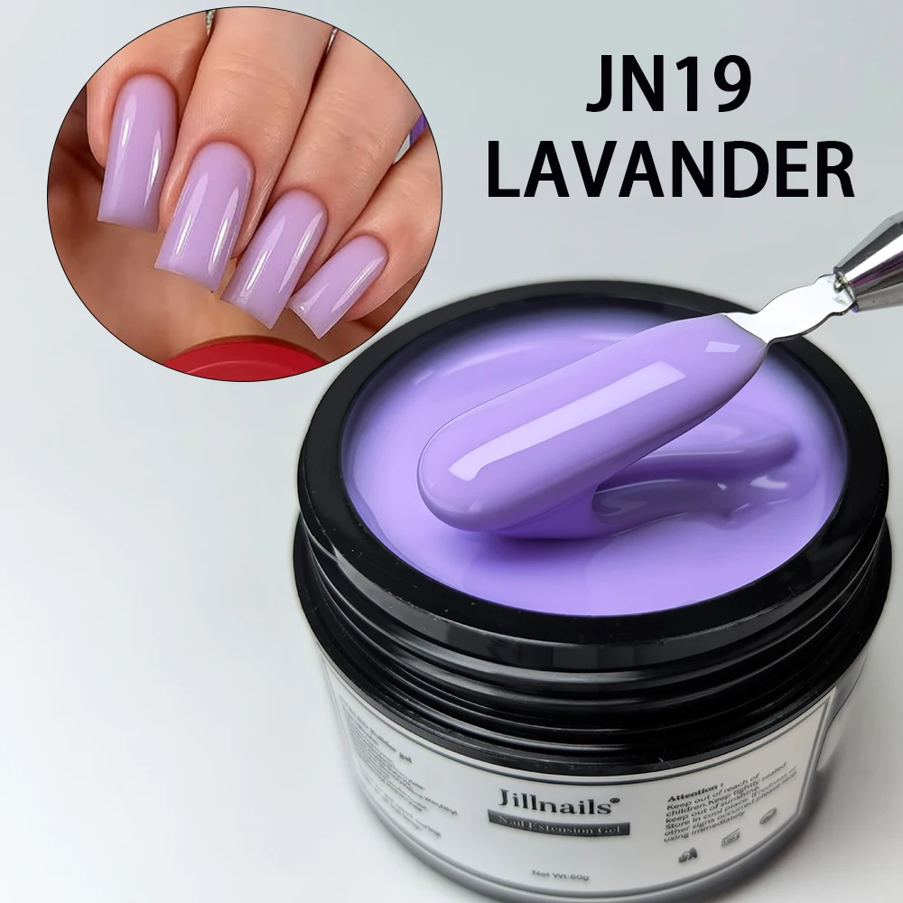 Jillnails Macaron Gel Builder Nagelgel 100g/50g LED UV Gel für Nagelverlängerung Gel-Aufbau 1 Stück/3 Stück/6 Stück/8 Stück Set
