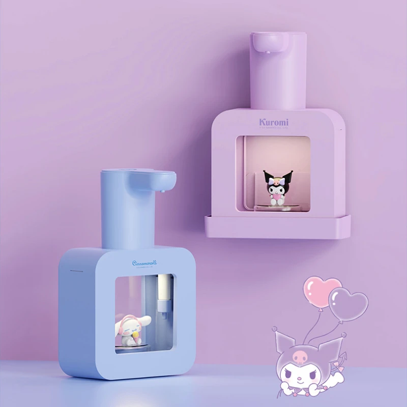 Kawaii Anime Hand Sanitizer Machine Kuromi Cinnamoroll Cute New Cartoon Household Large Capacity Gift Utility Convenient