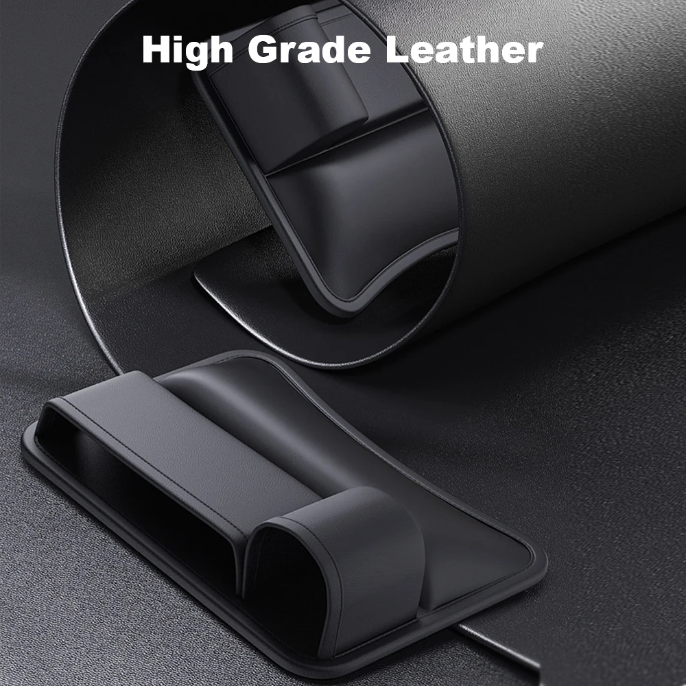 مقعد شق صندوق تخزين مقعد السيارة الفجوة المنظم الجانب صندوق تخزين محفظة مفاتيح بطاقة حامل هاتف ماستر/مساعد الطيار الجلود #3