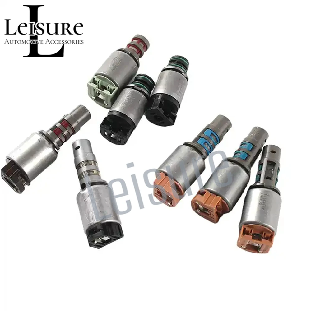 8PCS A6GF1 A6MF1/2 Original Renovation Transmission Solenoids Kit 46313-3B030 46313-3B000 46313-3B073 46313-3B075 46313-3B065