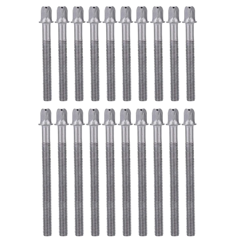 10 unids/lote tornillos tambor piezas reparación tambor tornillos tensión tambor varillas tornillo varillas