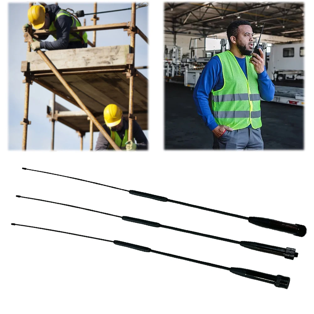 

RH901S 144MHz/430MHz Dual Band Aerial SMA Male/SMA Female/BNC Connector Dual Band Walkie Talkie Antenna for Walkie Talkie Radio