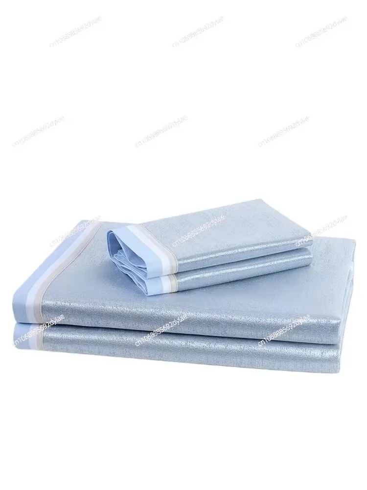 

Элитный охлаждающий коврик из ледяного шелка, летний, для одного или двух человек, детский, моющийся, для общежития, комплект из трех предметов