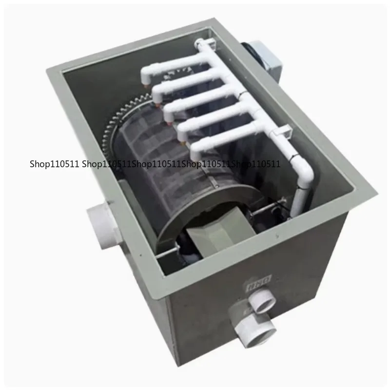 Drum Microfilter Fish Pond Filter Aquaculture Automatic Backwashing Koi Pond Water Circulation System Drum Machine
