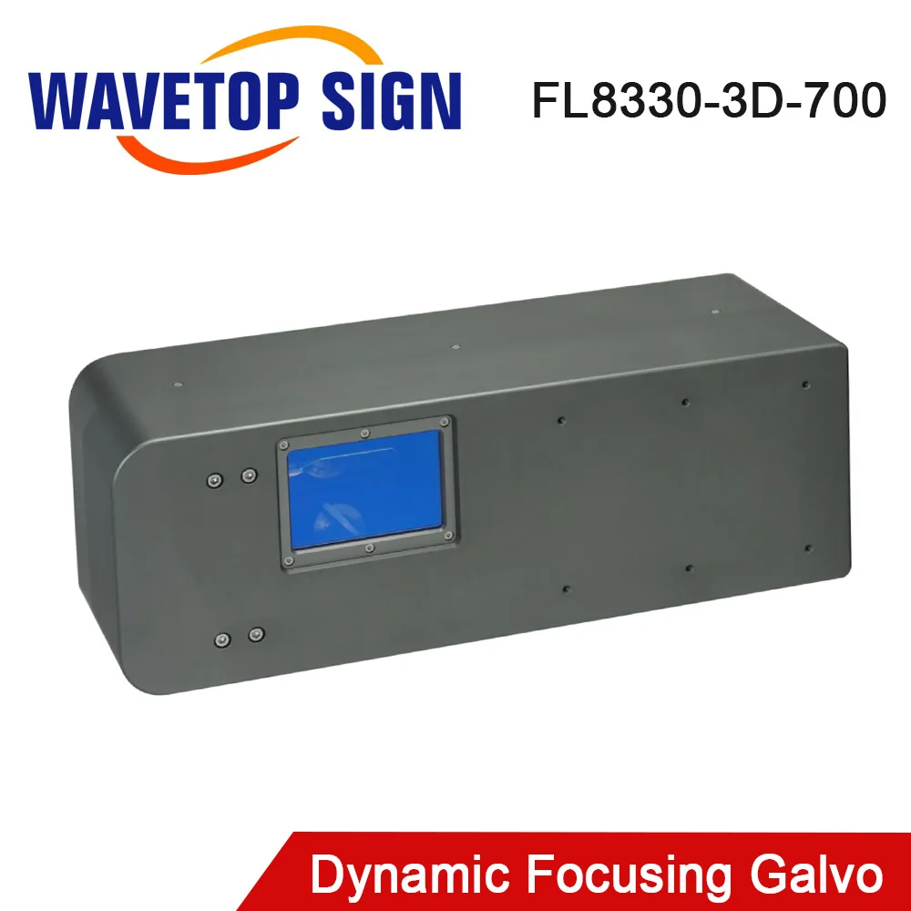 WaveTopSign 1064nm Fiber Laser Dynamic Focusing System FL8220-3D-500 / FL8330-3D-700 Galvo Head Set Marking Speed 2000mm/s