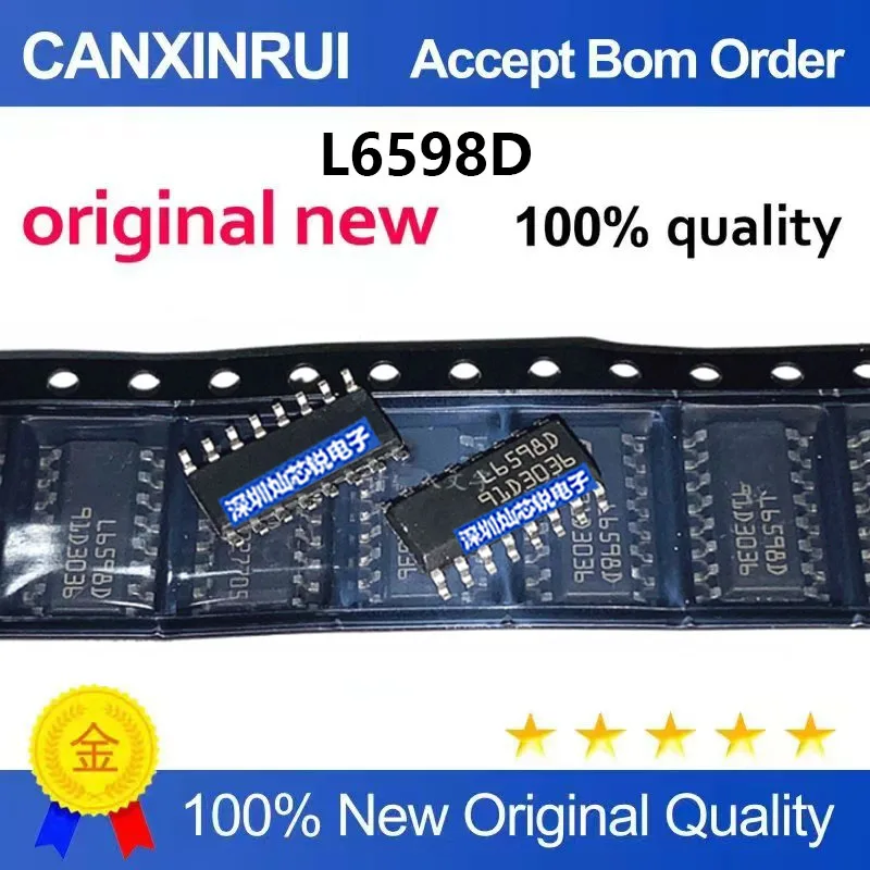 (5-100pieces) Brand New Original L6598D L6598 SMD SOP16 LCD Power Management Integrated Circuit IC