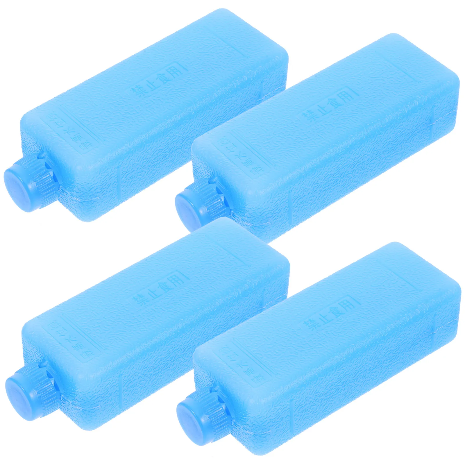 4Pcs Ice Cooling Box Reusable Ice Packs Cooler Freezer Pack Leakproof Portable Cooling Container Food Beverage Transport Fresh