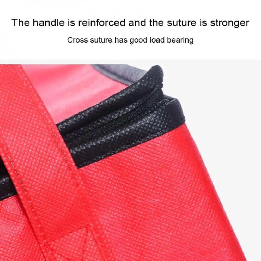 Waterproof Insulated Bag Cooler Folding Picnic Portable Thermal Bag Food Bag Camping Hiking Ice Pizza Food Delivery Bag Pac M5U9