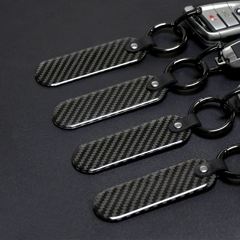 

Motorcycle Key Chain Anti-lost Buckle Holder Key Ring Carbon Fiber Texture For BMW R1200GS LC ADV R 1250GS Adventure GSA