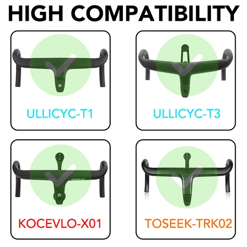 Imagen 2 del producto Adaptador ULLICYC Impreso en 3D para Madone 8 /Emonda/TARMAC/V4RS para Manillar Integrado TheOne Pro /T1/T3 / Tossek tkr02/KOCEVLO-X01