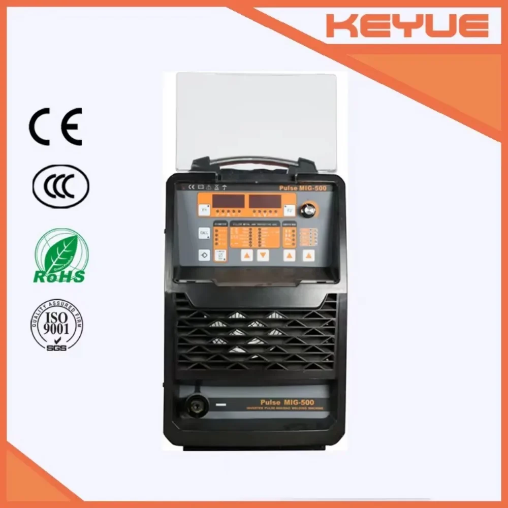 MIG-500H IGBT DC Inverter three phase high frequency heavy CO2 gas tig/stick/mig/mag twin pulse aluminum welding equipment