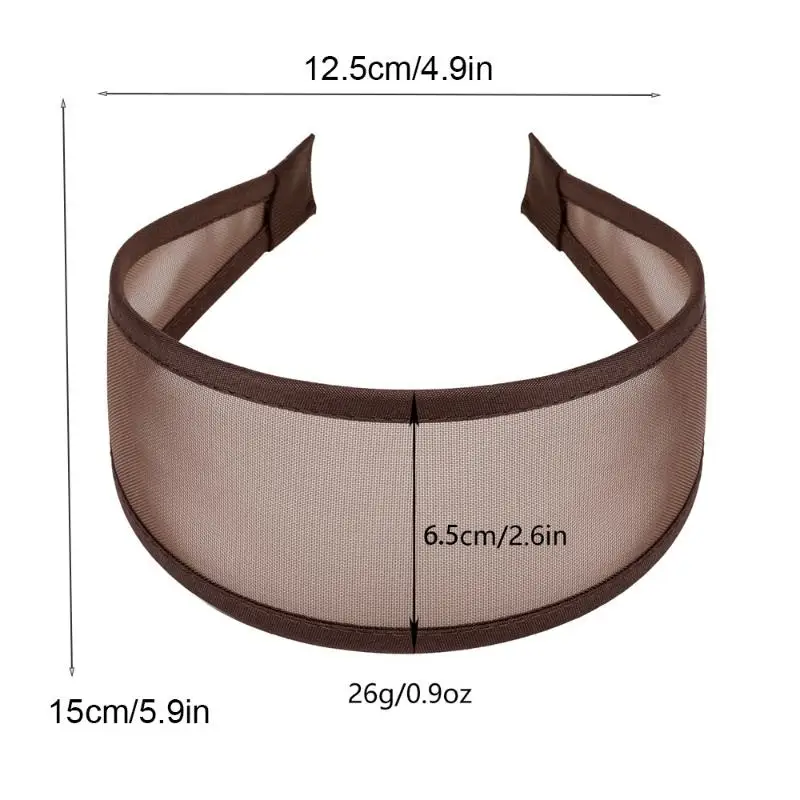 Atmungsaktive Mesh-Stirnbänder mit weichem, rutschfestem Design, perfekt für den täglichen Gebrauch, Make-up, Hautpflege, Yoga und Workout. – Detail 6