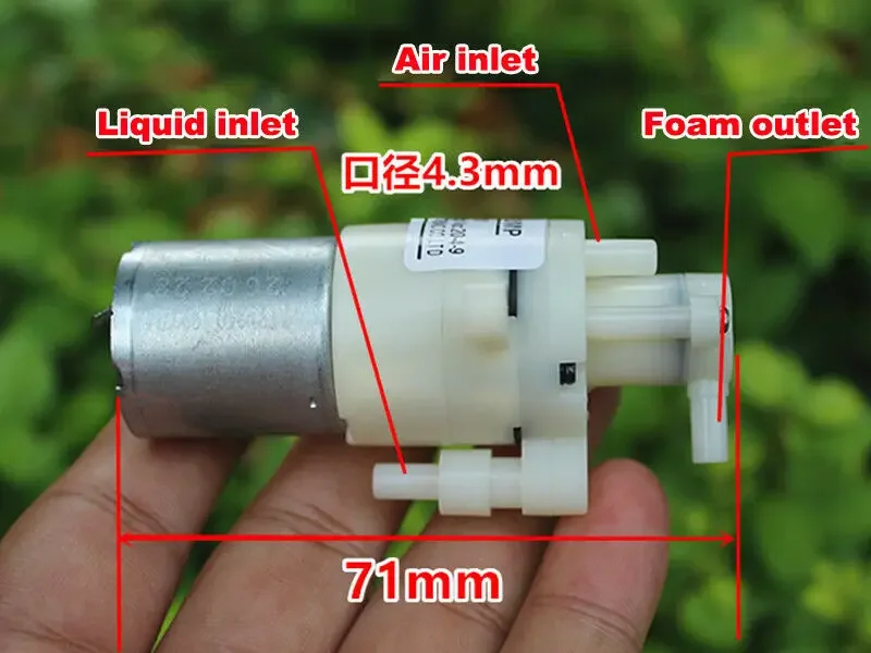 DC 3V 5V 6V Micro Liquid Pump Foam Pump Water Pump DIY Induction Hand Washing Machine Disinfect