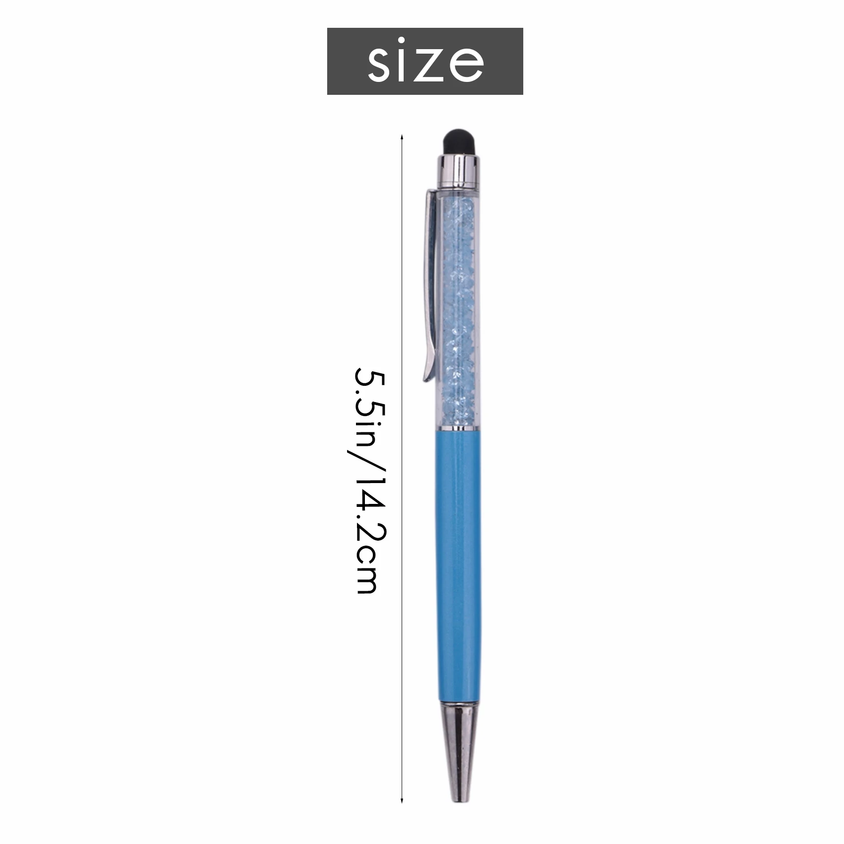 

0Z-10 Pcs Crystal Pen Diamond Ballpoint Pens Stationery Pen Novelty Gift Office Material School Supplies