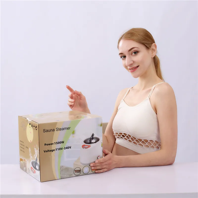 Sauna Steam Generator 110V/220V 3L With Remote Control 1500W Powerful Steamer Machine EU US AU Plug Pot