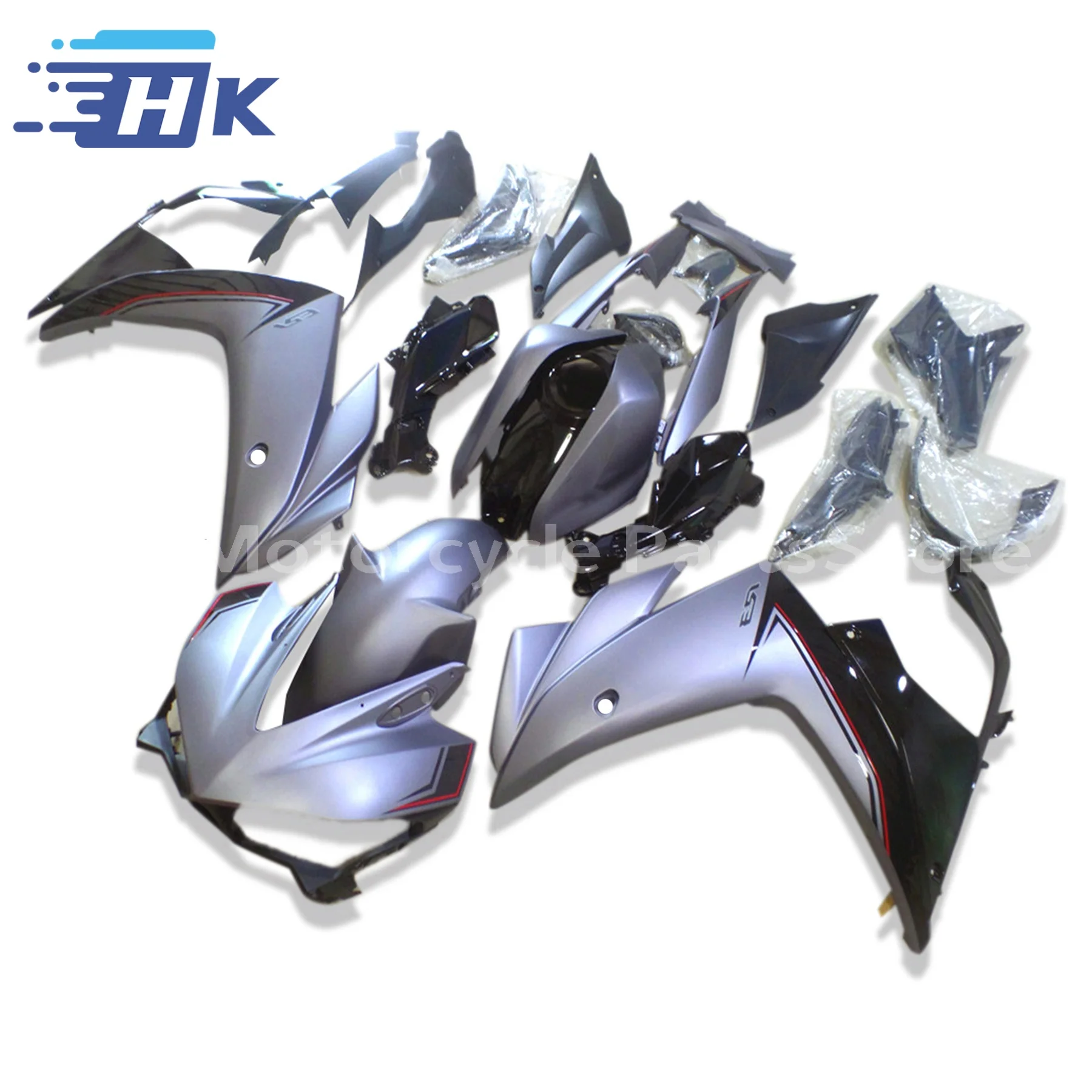 انسيابية حقن لـ R3 2015 - 2017 R25 2016 لوحات كاملة 15 16 17 مجموعة ألواح بلاستيكية ABS هيكل العمل قلنسوة سوداء فاتحة