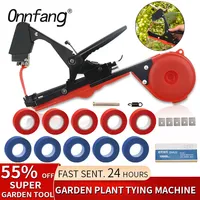 Onnfang Plant Hand Tying Binding Machine Garden Garter Plant Vegetables Tapes Plant Branch Tapetool Kit Tapener Hand Home Garden