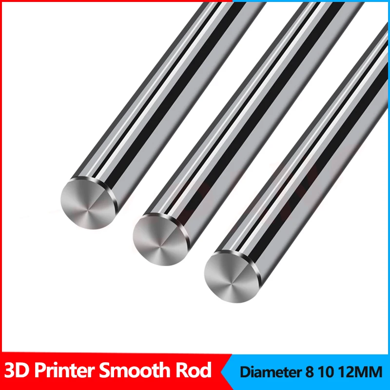 3d Printer Linear Optical Shaft Chrome-plated Hard Shaft Stainless Steel Linear Guide Bearing Smooth Rod Diameter 8 10 12MM