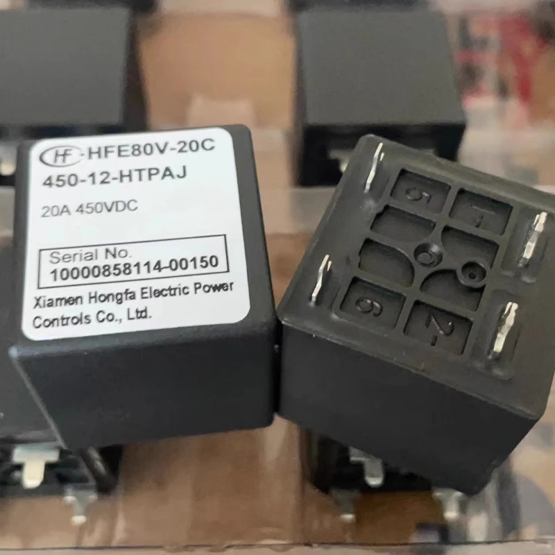 

（Brand-new）1pcs/lot 100% original genuine relay:HFE80V-20C 450-12-HTPAJ High voltage contactor relay 20A 4pins