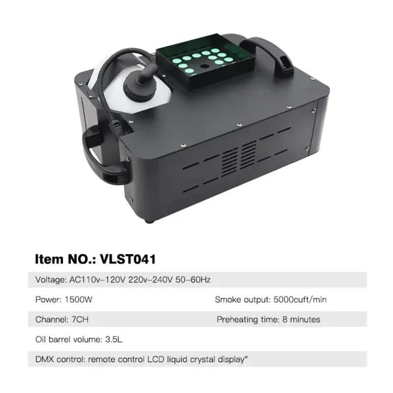 Vorlane Hot Selling Stage Effect Machine Dmx 512 Smoke Machine Rgb Fog Machine for Wedding