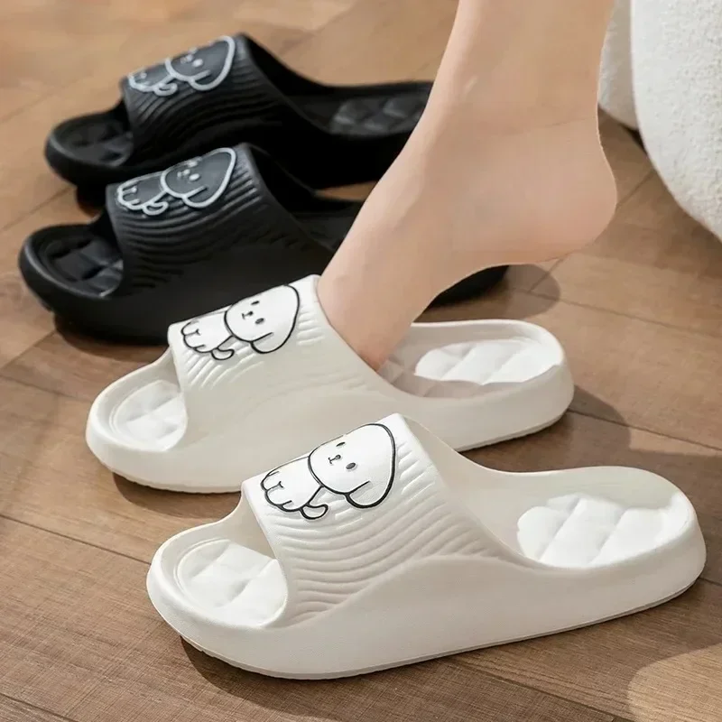 Ladies' Slippers Couple Summer Anti-Slip Bathroom, Men's Thick Sole EVA Sandals Indoor Outdoor Comfy Home Shoes for Women Men image 2