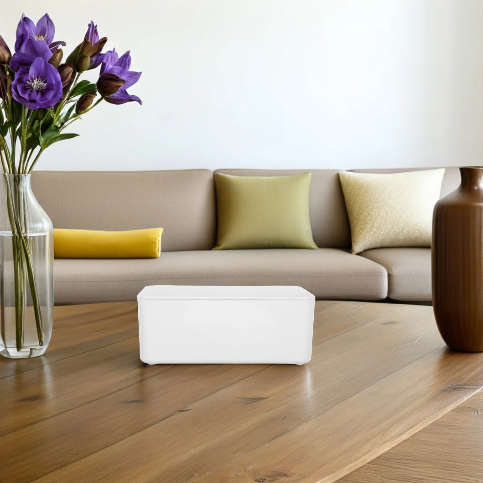 

Wet Wipe Container Large Capacity Dustproof Tissue Box Holder For Bathroom Kitchen Living Room Desktop Organizer Plastic Storage