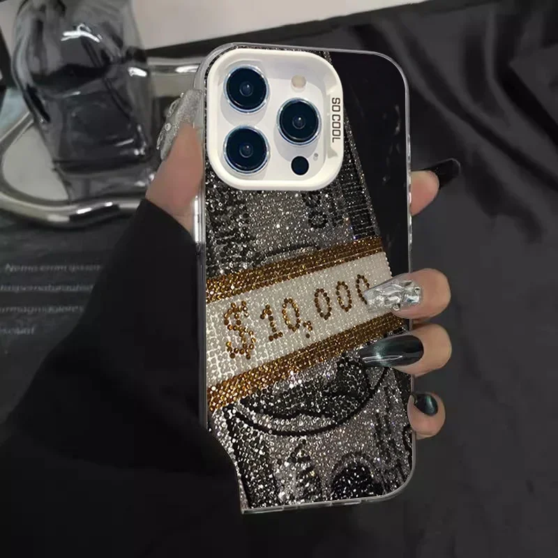 Fashion US Dollar Pattern New Phone Case For IPhone 16 15 14 13 12 11 Mini Pro Max X XR XSMAX 8 7 Plus Fall Matte Back Cover