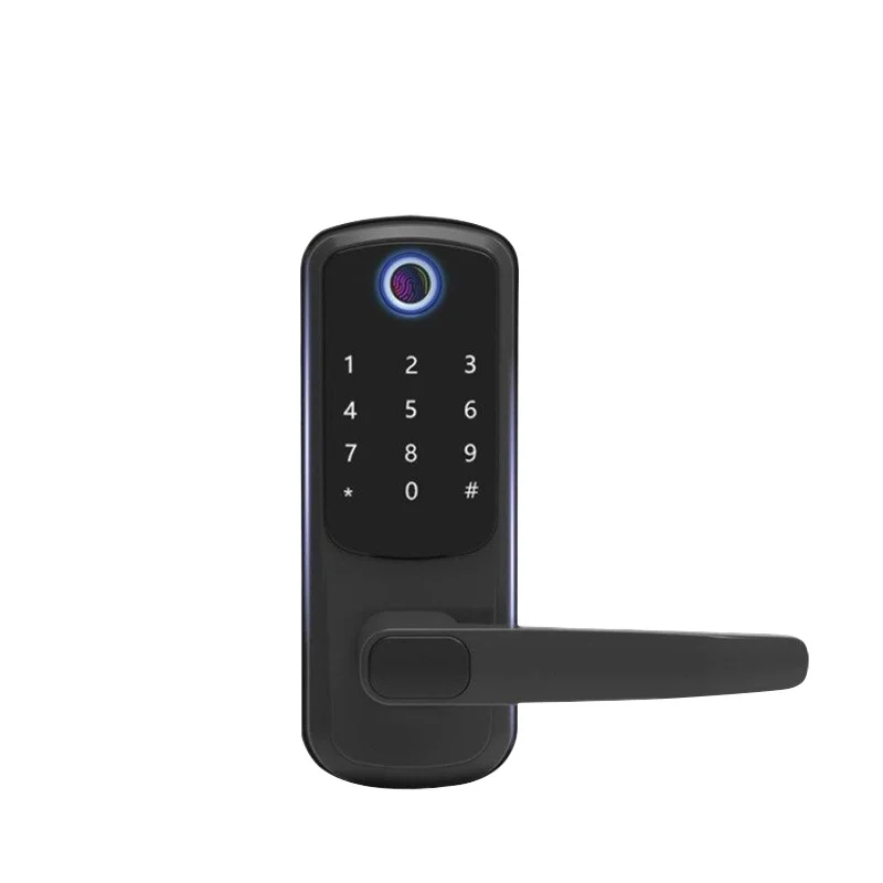 

Keyless Door Lock Biometric Fingerprint WIFI Password Statlock Tuya APP Digital Lock Door