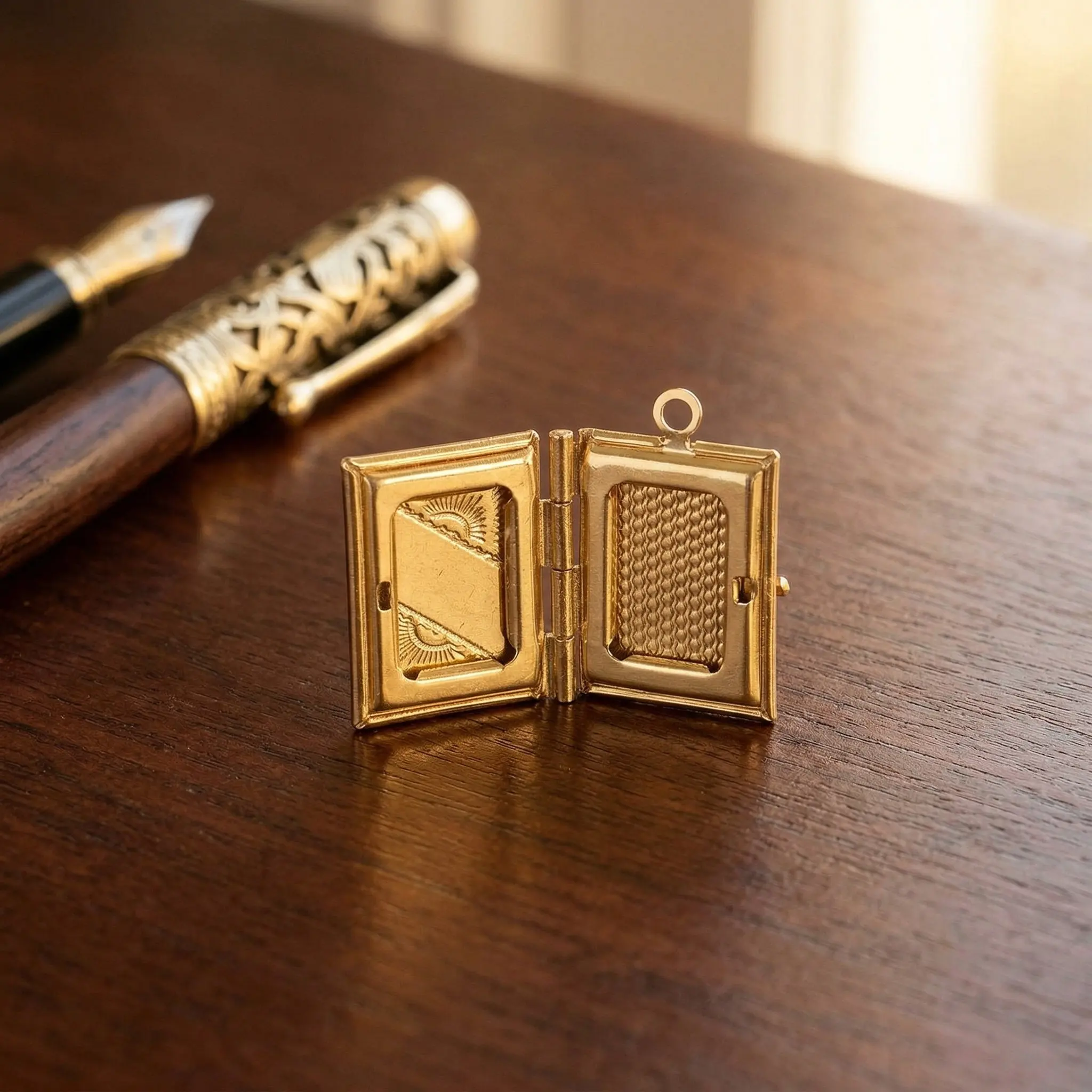 20Pcs Copper Open Book Locket - Jewelry Making Books recension och pris