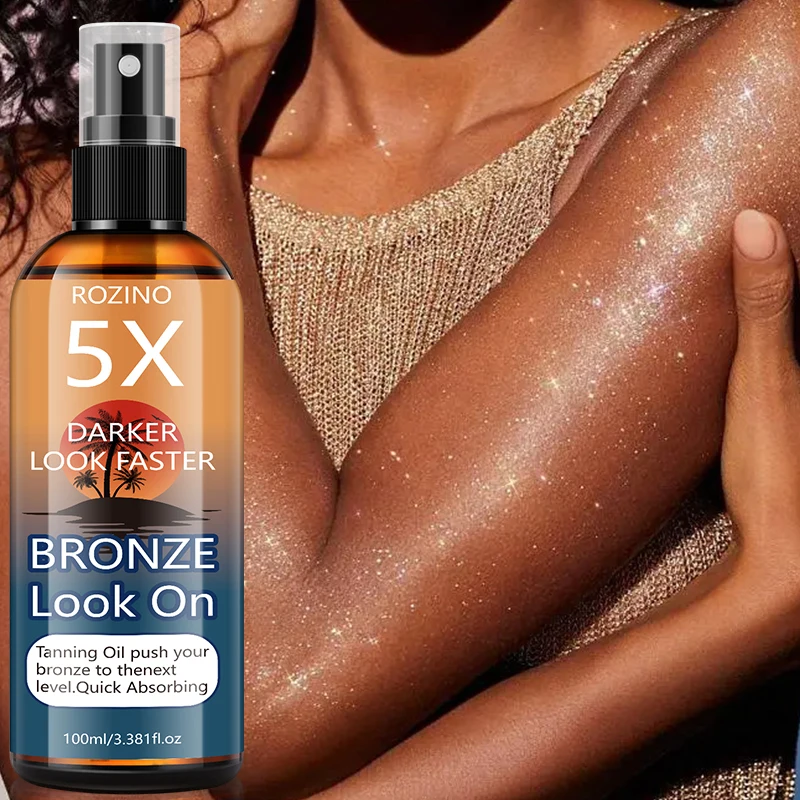 1Pcs/2Pcs/3Pcs Coconut Tanning Oil Spray, Self-Tanning, Waterproof and Long-Lasting Tanning, Indoor and Outdoor Tanning, Hydrating and Moisturizing Spray Bottle, Convenient to Use and Easy to Carry, Coconut Tanning Oil Without Oxybenzone, Sunless Tanner, Quick to Create a Even Bronze Complexion in 30 Minutes, Brightening and Moisturizing Tanning Spray