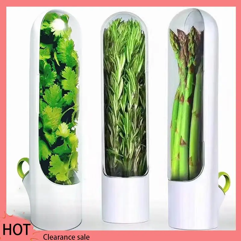 Caja de cápsulas A88Z, 2 uds., caja de mantenimiento fresco, tipo taza, contenedor de almacenamiento de alimentos, conservación de verduras para cenador de eneldo