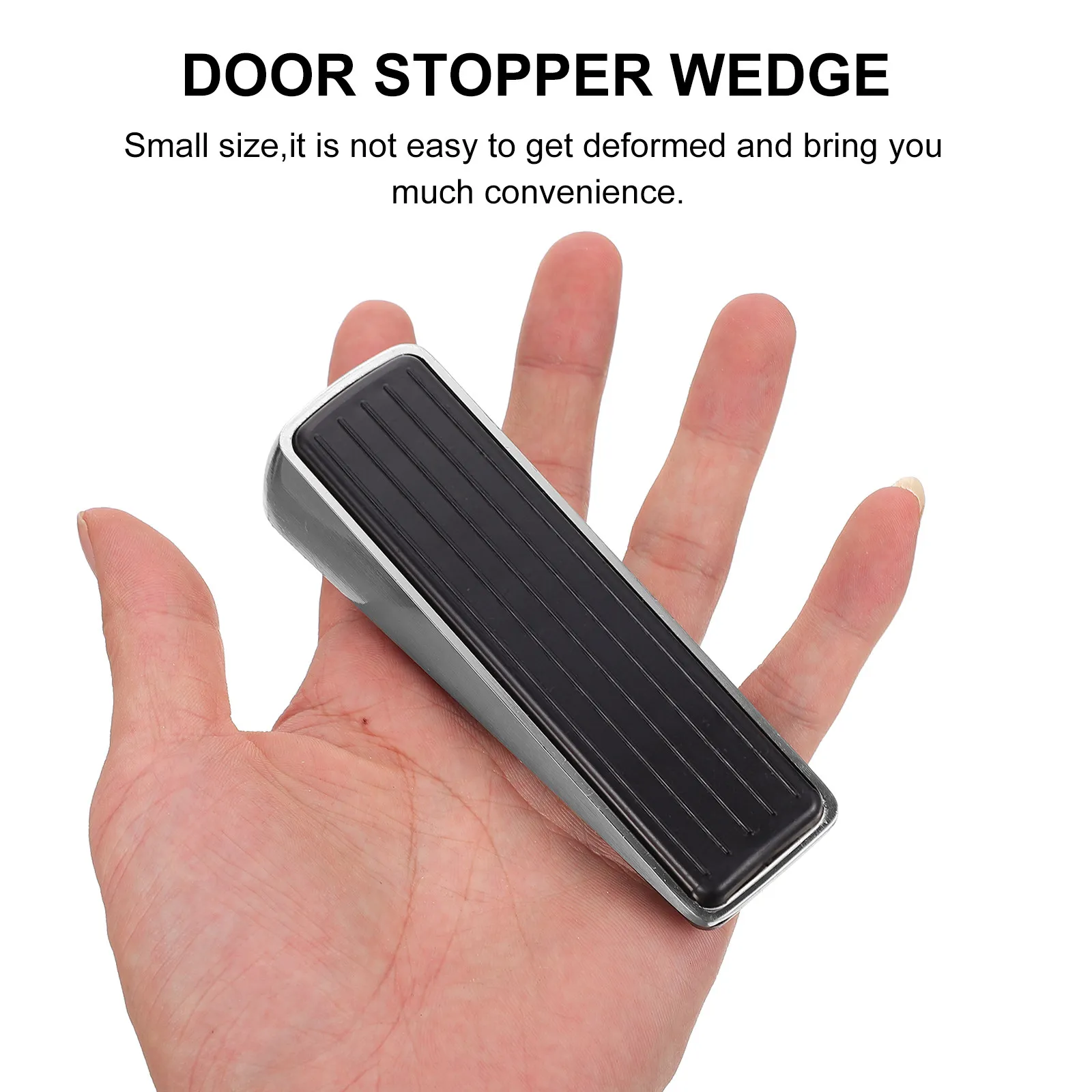 

Защитный клин-стопор для двери из цинкового сплава, держатель-ограничитель, защита от взлома