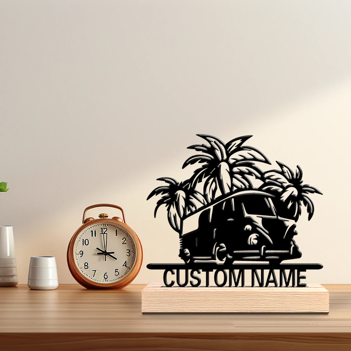 1 pièce, nouveau design, décoration personnalisée sur base en bois moderne pour le bureau, le salon, inspirée de la nature, décorations de Pâques