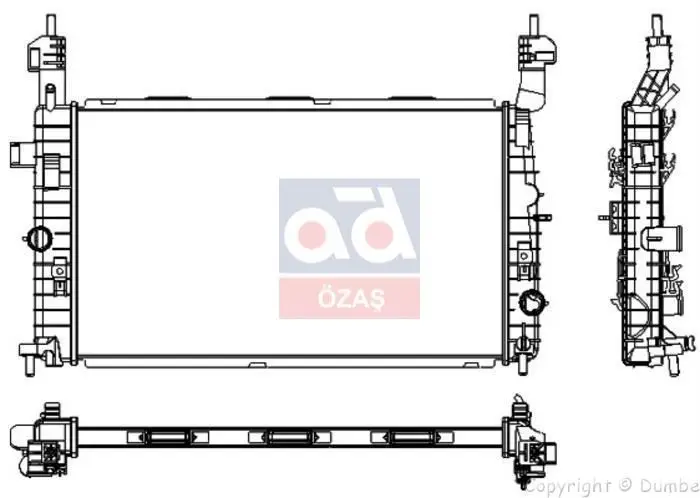 Store code: ra020 for radiator MERIVA.A 1.7d * Y17DT * Y17DT *