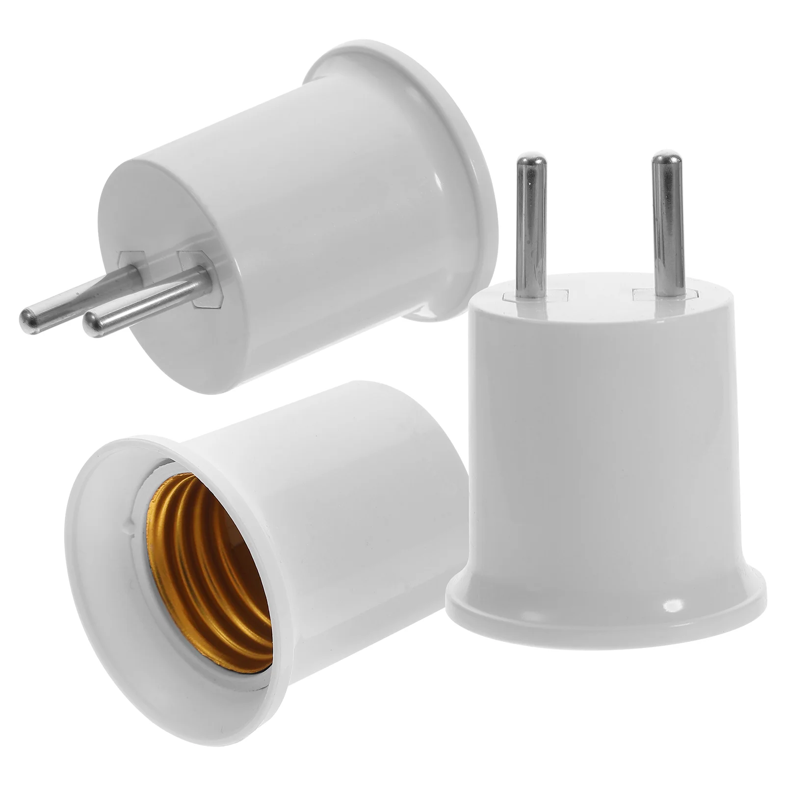 Imagem -05 - Tomada de Luz para Plug Adapter ue Plug Adapter Lâmpada de Teto Base de Fixação da Lâmpada E27 E26