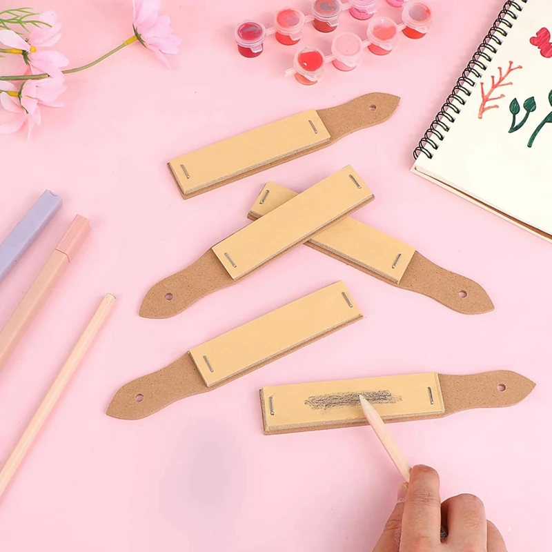 ABDJ-20 Stück Schleifpapier-Bleistiftspitzer, Kunst-Bleistiftspitzer, Skizze, Schleifpapier, Pastell-Bleistiftspitzer
