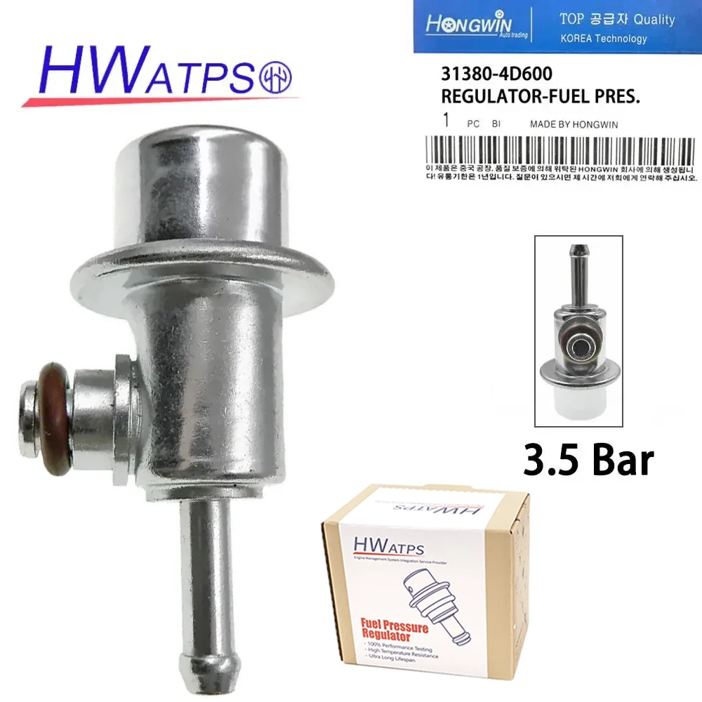 

HWATPS Fuel Injection Pressure Regulator For Hyundai Kia Borrego Carnival Sedona 2005 3.5 Bar 31380-4D600 313804D600 31380 4D600