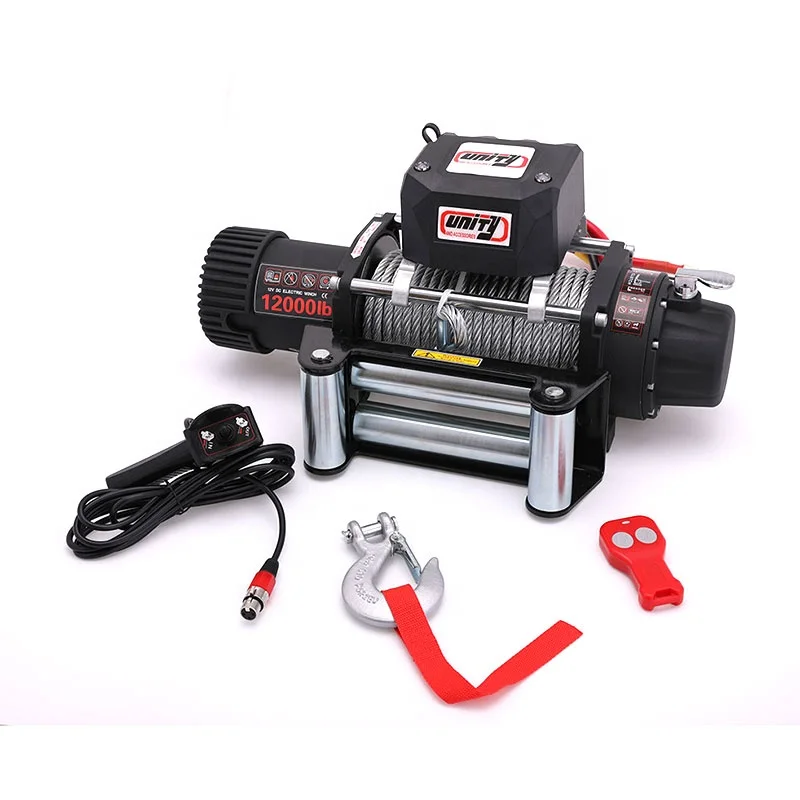 

12000lbs Electric Winch 12v Offroad 4x4 with Steel Rope