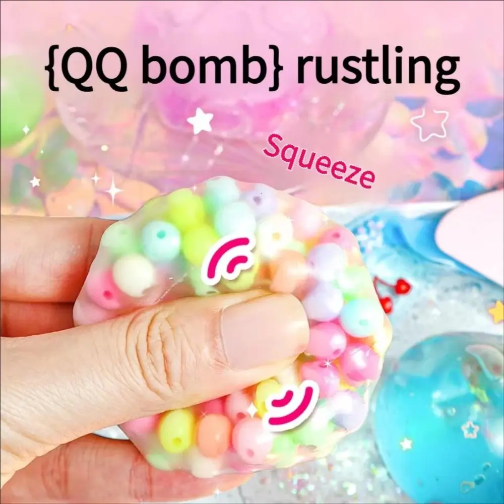 Creative Cat Paw DIY Squishy Making Kit Sensory Glitter DIY Squeeze Ball Kit Slow Rebound Fidget Handmade Ball Skin