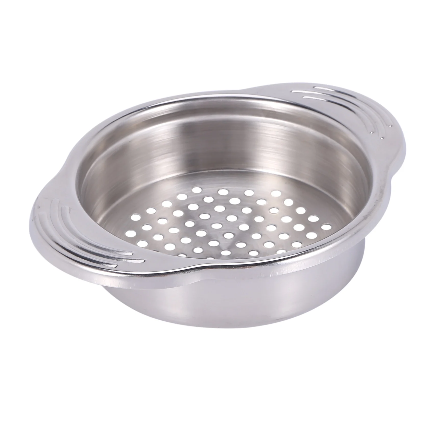 Stainless Steel Food Can Strainer Sieve Tuna Press Lid Oil Drainer Remover, Unique No-Mess Dishwasher Safe Design