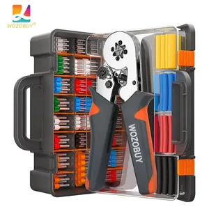 Yüksük manşonlar, terminal, aletler, kıvrım, mini pense, elektrikli hsc8 6-4/6-6 (0.25-10mm2 / 0.25-6mm2) telin bağlantısını sabitlemek için kelepçe terminali kıvırmak için iğne uçlu penselerin en çok satan 8'i-no. 2