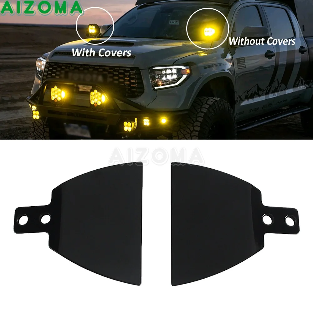 For Baja Designs LP4 Light Pod IPT Reflect Cover Anti-glare Bloacks Universal For Off-Road ADV Adventure Vehicles Pickup Truck