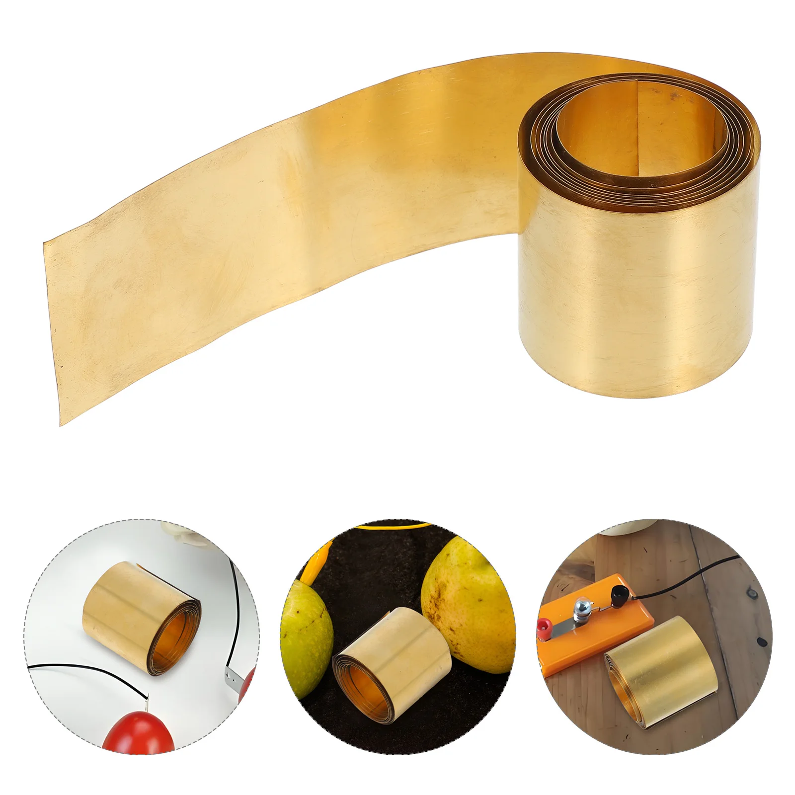 Copper Electrode Material for Fruit Experiment Science Supplies DIY Kit Homemade Electric Cell Tools Zinc Strips Visual