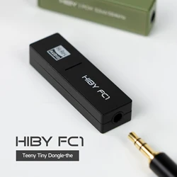 HiBy FC1 Type C USB DAC Headphone AMP HiFi Audio Decoder Dongle 3.5mm Output PCM384kHz/32bit CS46L41 for Android iOS Win10 Mac