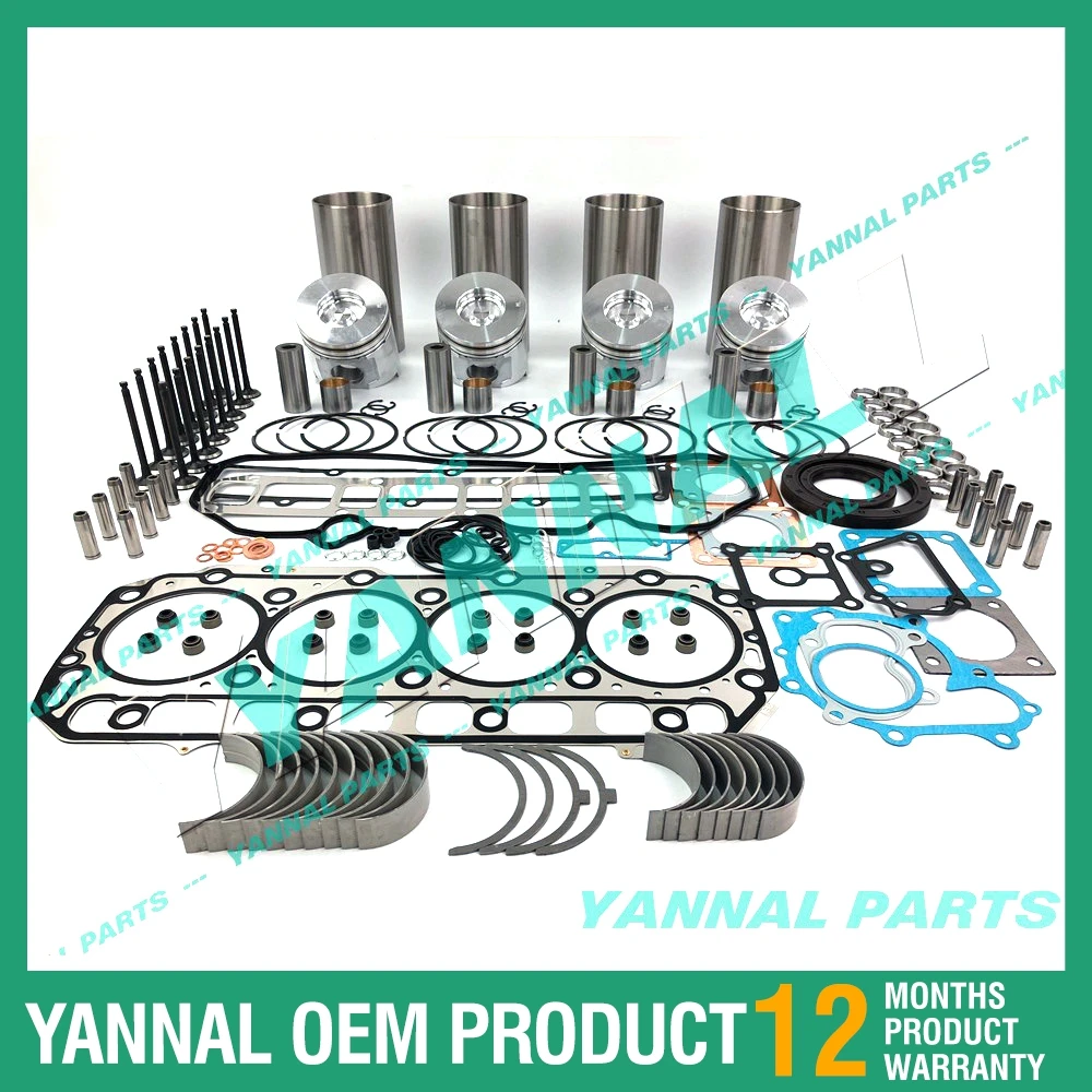 

4TNV106 4TNV106T Overhaul Rebuild kit for TAKEUCHI TL150 RCG POWER R-YM50 R-YM60