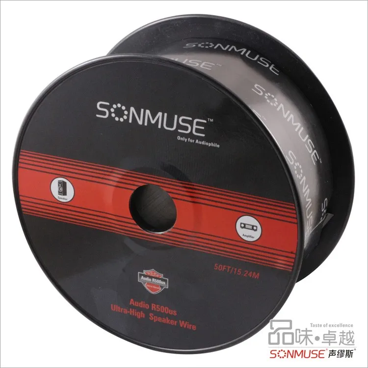 American SONMUSE Sound Muse R500US 7N 무산소 구리 4 코어 스피커 스피커 라인 오디오 라인 Oxyacid free Copper Speakon